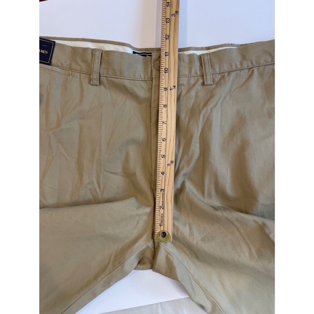 NEW Polo Ralph Lauren Preston Pants Mens 38x30 Khaki Tan Chino Straight Leg Pony - Picture 9 of 9